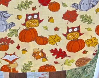 Fall Owls Pumpkins Kitchen Drying Towel/Place Mat