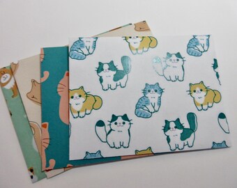 Kitty Cat Small Mini Envelopes, Tooth Fairy, Cash, Business Card, Gift Card