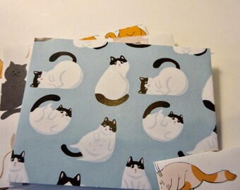 Kitty Cat Small Mini Envelopes, Tooth Fairy, Cash, Business Card, Gift Card