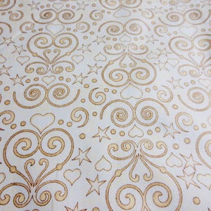 Cotton Fabric Cream Healing Hearts RJR Fabrics 1/2 yard