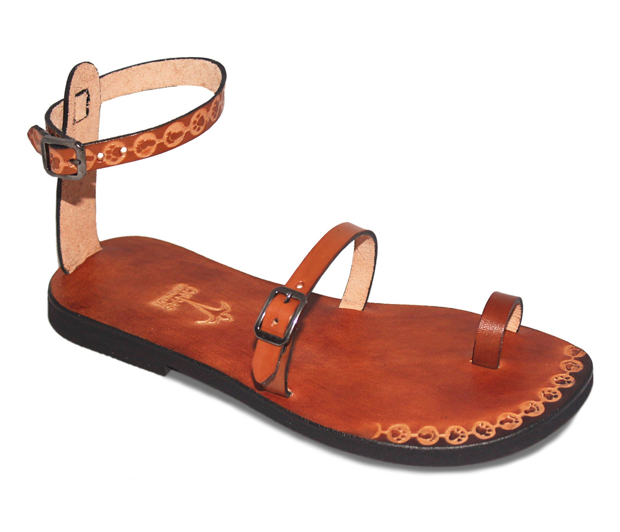 BEST FRIENDS ankle strap sandals/ toe ring sandals/ barefoot Etsy