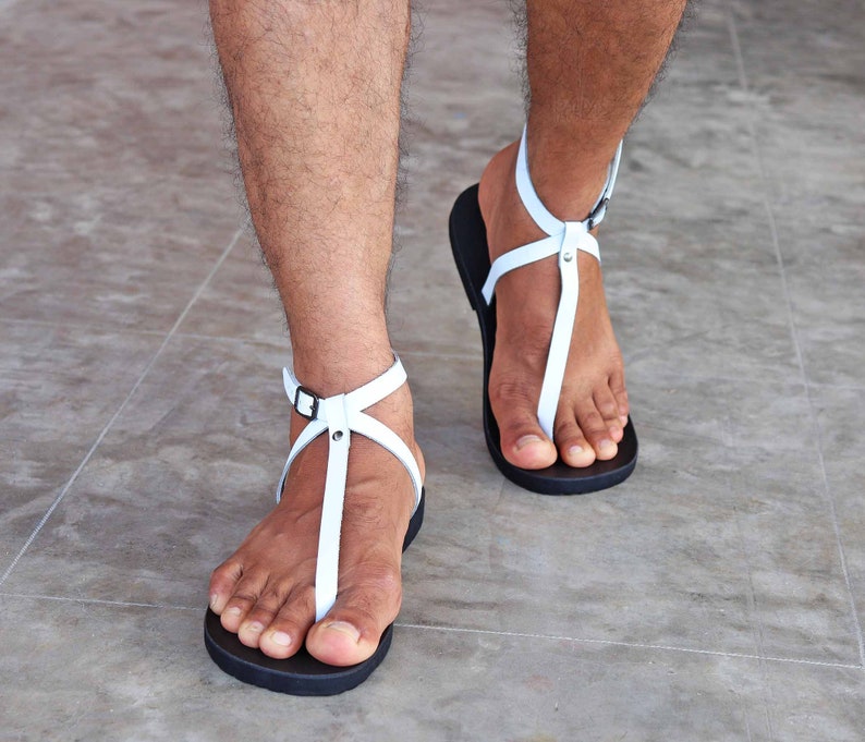 men in thong sandals
