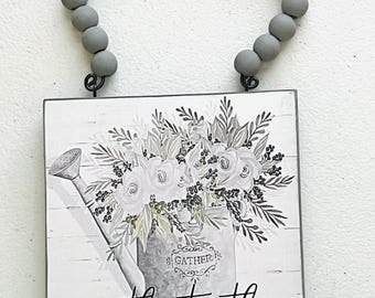 Modern Farmhouse Decorative Wood Wall Hanger