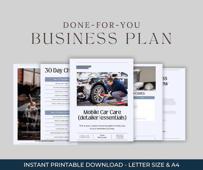 Printable Mobile Car Detailing Business Plan Beginner friendly printable-mobile-car-detailing-business-plan-beginner-friendly
