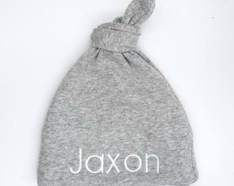 Custom Baby Hat/ Personalized Baby Hat / knit hat / monogram hat/ newborn hat / baby girl / baby boy / baby shower / baby gift