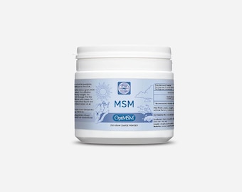 Kala Health - OptiMSM® Multi-stage distillation (Methylsulfonylmethane) MSM Powder Coarse Flakes (Crystals) 250g - NO ADDITIVES - 100% Vegan