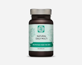 Multivitamínico diario natural Kala Health 60 cápsulas vegano - Nutrición del mar