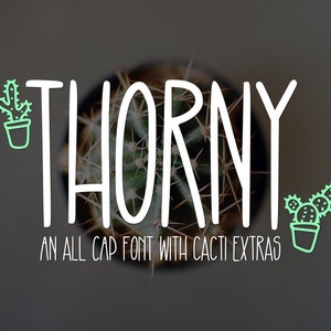 Thorny | Handwritten Commercial Use Font