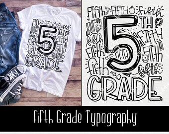 Fifth Grade Svg Etsy Fifth Grade Svg Etsy