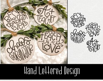 Download Teacher Ornament Svg Etsy