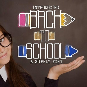 Back to School | Handwritten Commercial Use Font