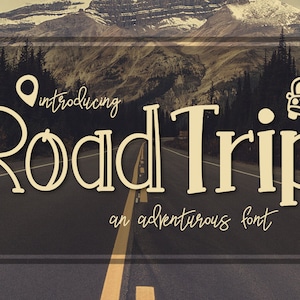 Roadtrip | Handwritten Commercial Use Font