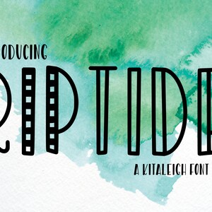 Riptide | Handwritten Commercial Use Font