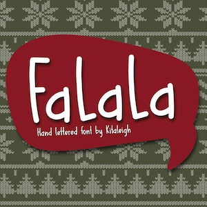 FaLaLa | Handwritten Commercial Use Font