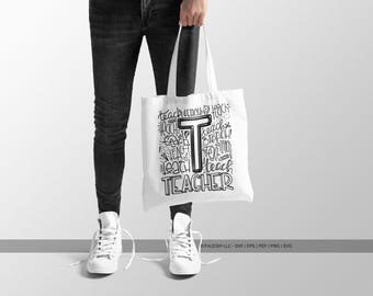 Teacher SVG | Typography SVG for Educators