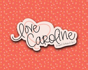 Love Caroline | Handwritten Commercial Use Font