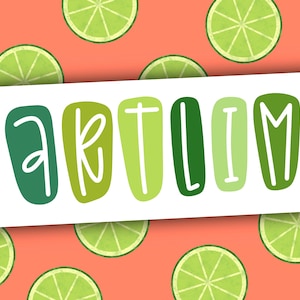 Tartlime | Handwritten Commercial Use Font