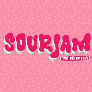 Sourjam | Handwritten Commercial Use Font