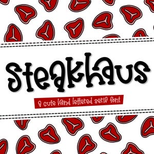 Steakhaus | Handwritten Commercial Use Font