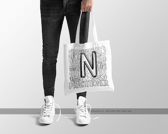 Nurse Practitioner SVG | Health Typography Cut File