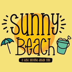 Sunny Beach | Handwritten Commercial Use Font