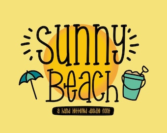 Sunny Beach | Handwritten Commercial Use Font