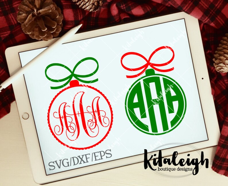 Download Simple Ornament Monogram Frames .DXF/.SVG/.EPS Files for ...