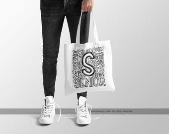 Senior SVG | Graduation Typography Cut File