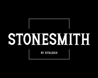 Stonesmith | Handwritten Commercial Use Font