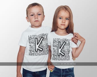Kinder SVG | Education Typography Cut File for Cricut & Silhouette