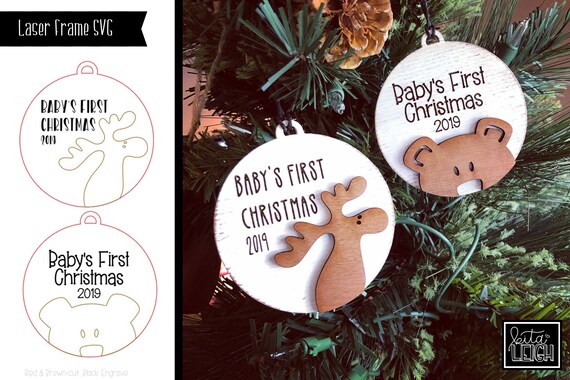 Download Free Baby S First Christmas Ornament Svg Design Instant Etsy SVG DXF Cut File