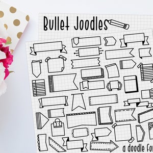 Bullet Joodles | Handwritten Commercial Use Font