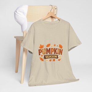 Pumpkin Season T-Shirt: Cozy Fall Unisex Cotton Tee