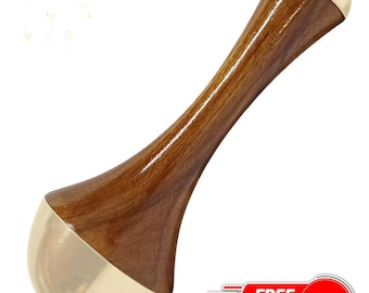 2-in-1 Kansa Wand: Face, Foot & Body Marma Massage Tool