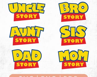 Toy Story Bundle, Toy Story Font svg png ttf, Toy Story Birthday Boy svg png, Toy Story Birthday Girl svg png, Toy Story png, Toy Story svg