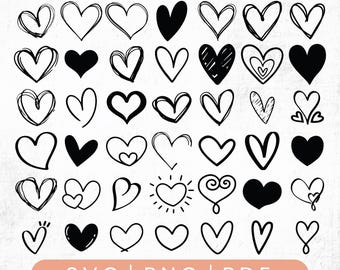Heart Svg Bundle, Heart Svg, Hand Drawn Heart svg, Open Heart Svg, Doodle Heart Svg, Sketch Heart Svg, Love Svg,Valentine Svg,Cricut,Png,Dxf