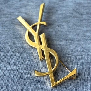 Authentic Ysl Brooch - Etsy