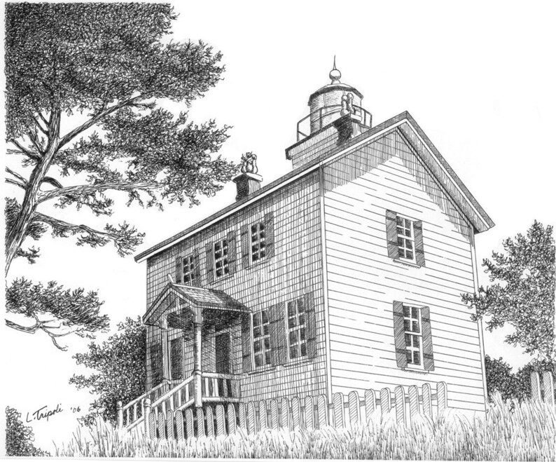 Yaquina Bay Lighthouse Note Card Package image 1