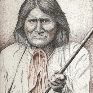 Geronimo - 11 x 14 Matted Print