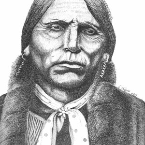 Quanah Parker - 11 x 14 Matted Print