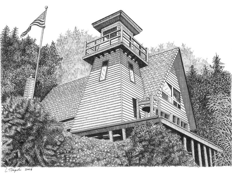 Oregon Coast Lighthouse Assortment Note Card Package image 3