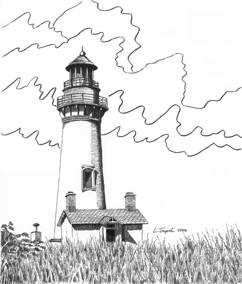 Oregon Coast Lighthouse Assortment Note Card Package image 2