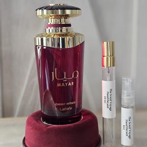 Cherry Intense Perfume- Lattafa | Travel Size | Perfume Sample | Middle Eastern Frangrance Sample | Gourmand Perfume |2Ml | 5Ml | 10Ml