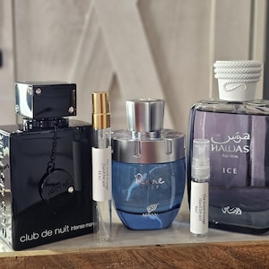 Men&#39;s Discovery Set | Perfume Samples | Middle Eastern Fragrance Samples | Travel size | 2Ml | 5Ml