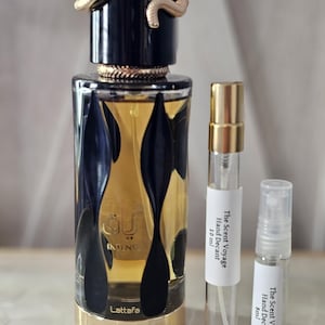 Teriaq Intense Sample - Lattafa | Perfume Samples | Middle Eastern Fragrance Samples | Travel size | Unisex fragrance | 2ml / 5ml / 10ml
