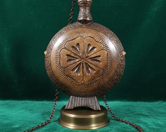 ヴィンテージ ルーマニア ルーマニア 木製彫刻 小さな装飾 水筒飾り