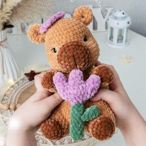 Crochet CAPYBARA Pattern PDF | Detailed Amigurumi Tutorial | Fantasy Stuffed Animal for Kids