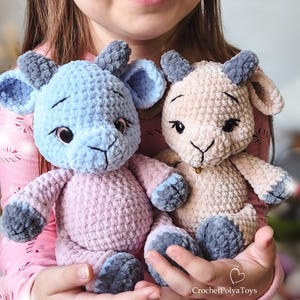Crochet pattern GOAT / Easy Crochet Toy Tutorial / Farm Animal DIY / PDF Amigurumi Plush Toy