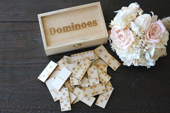 Wedding planning ideas - guest book ideas - Wedding Soiree Blog by K’Mich, Philadelphia’s premier resource for wedding planning and inspiration - dominoes - down in the boondocks