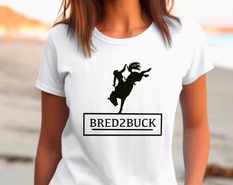 Bred 2 Buck | Bucking Bronc | Sublimation | Western Sublimation | Horse | PNG | Saddle Bronc | Western Fashion | Hand Drawn